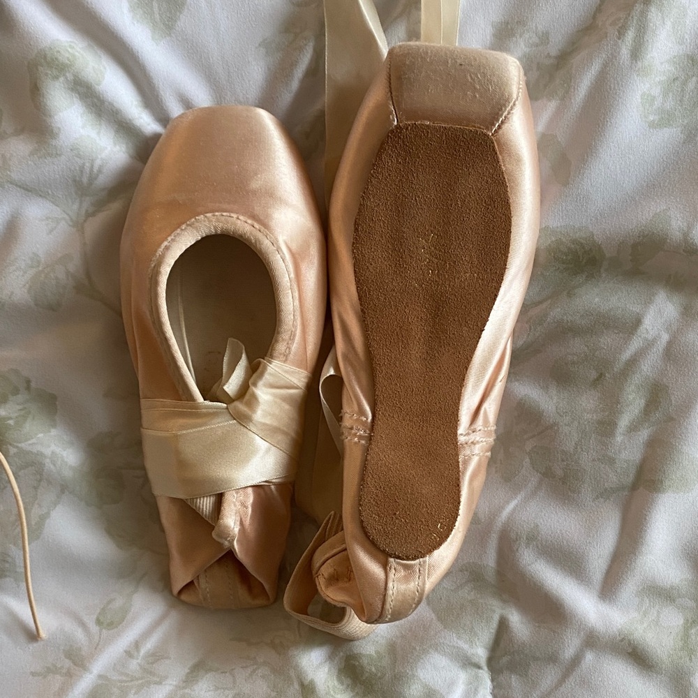 USA made Gaynor Minden pointe shoes. 5.5N